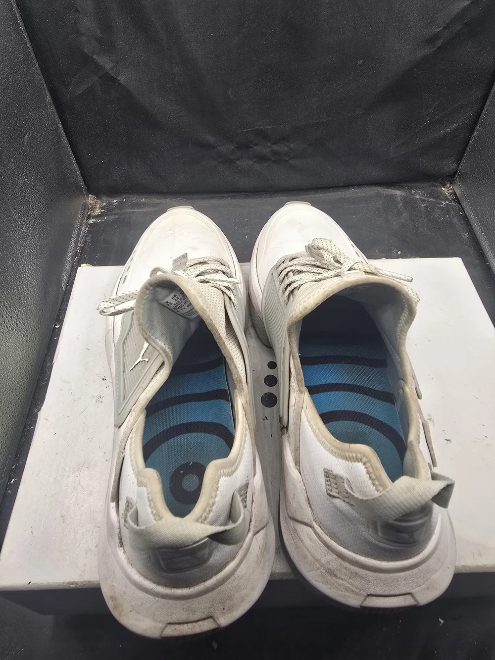 Puma Men’s Sneakers in White and Light‎ Gray